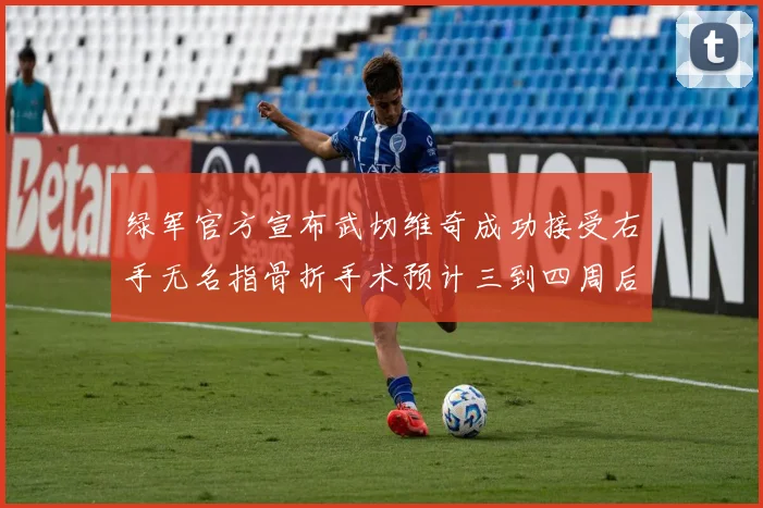 绿军官方宣布武切维奇成功接受右手无名指骨折手术预计三到四周后复查