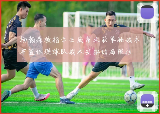 杨瀚森被指示去底角未获单独战术布置体现球队战术安排的局限性